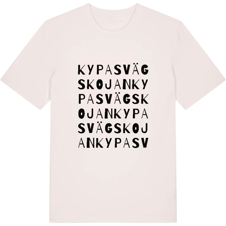 Kypasvägskojan ordlek t-shirt – t-shirt från PinShirt