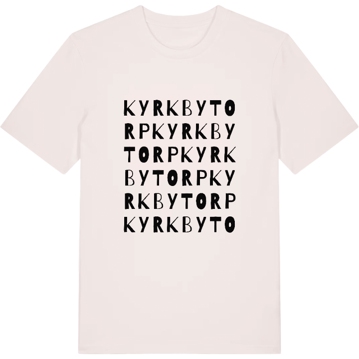 Kyrkbytorp ordlek t-shirt – t-shirt från PinShirt