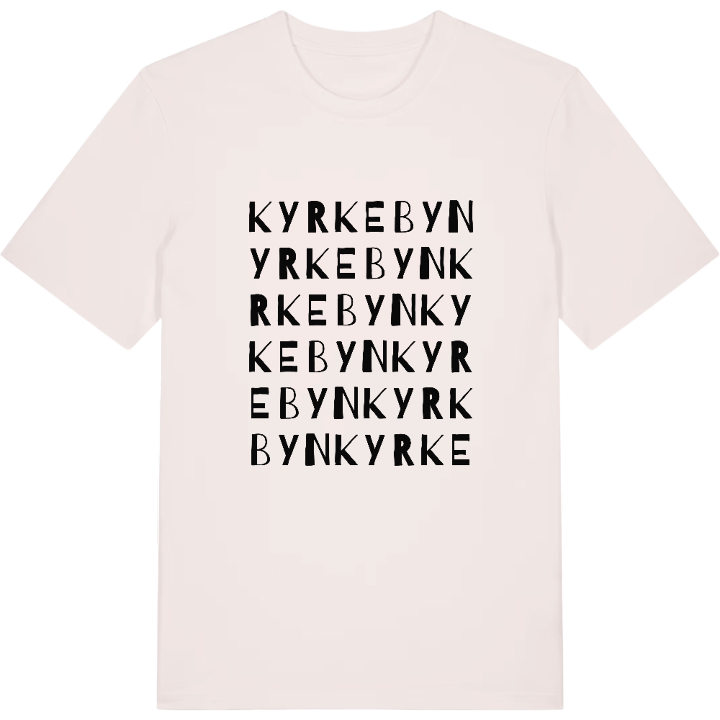 Kyrkebyn ordlek t-shirt – t-shirt från PinShirt