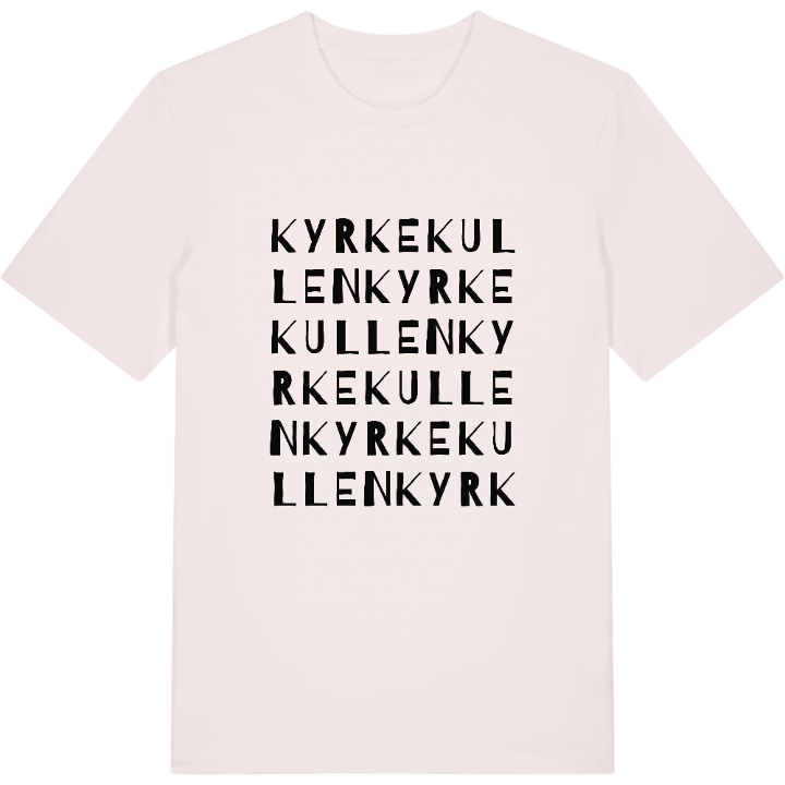 Kyrkekullen ordlek t-shirt – t-shirt från PinShirt