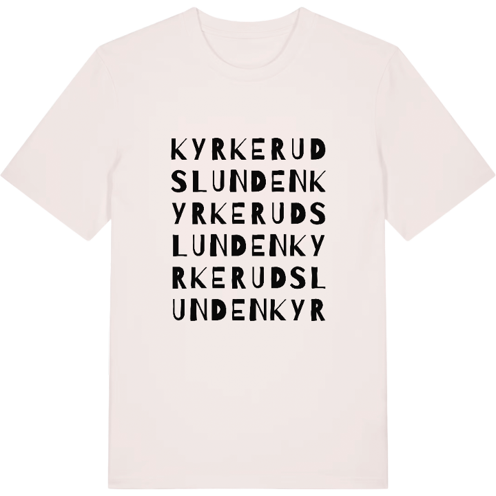 Kyrkerudslunden ordlek t-shirt – t-shirt från PinShirt