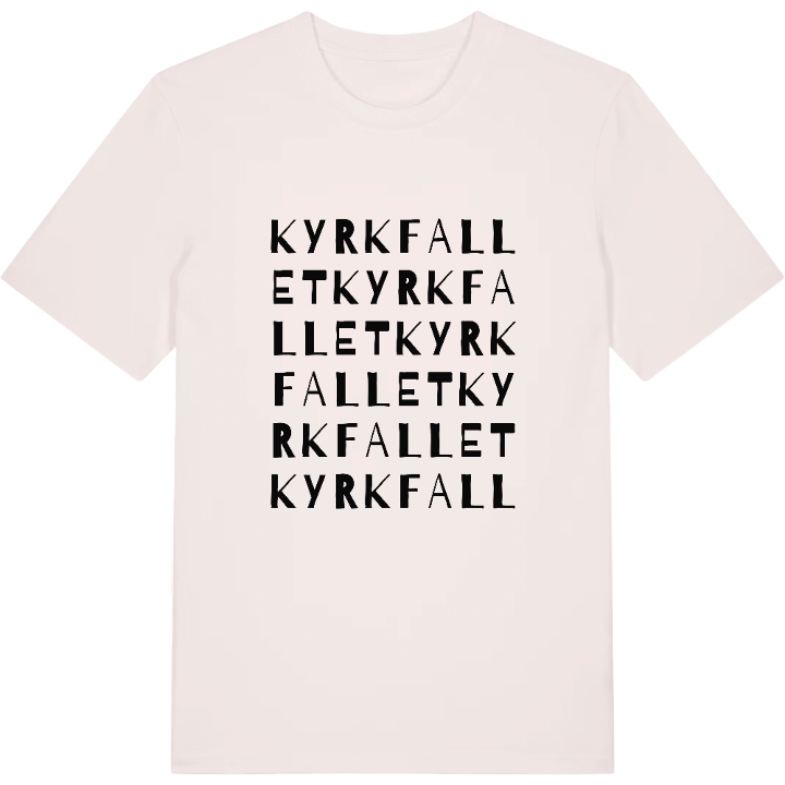 Kyrkfallet ordlek t-shirt – t-shirt från PinShirt