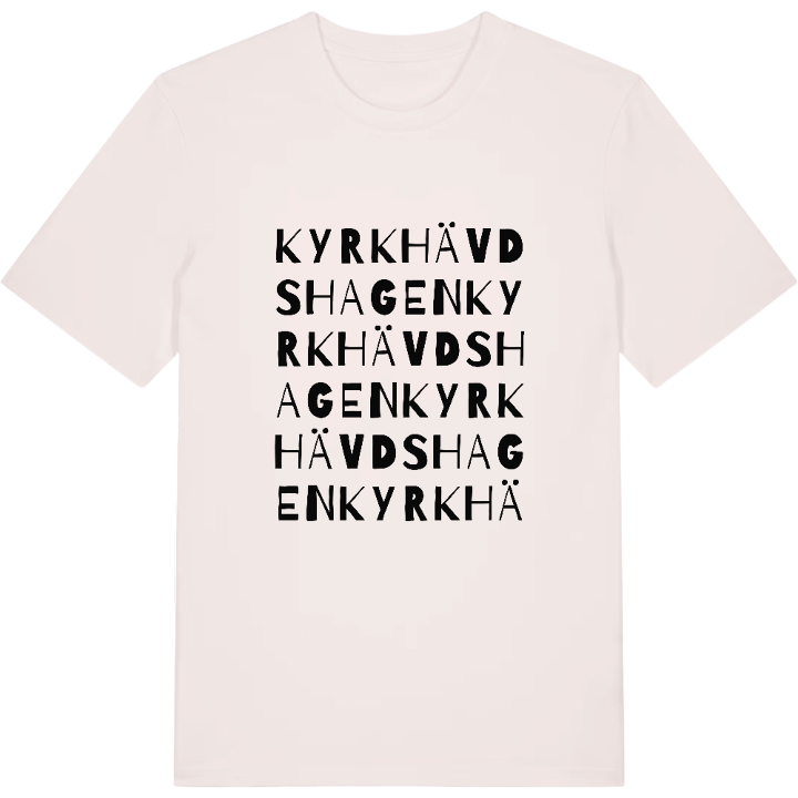 Kyrkhävdshagen ordlek t-shirt – t-shirt från PinShirt
