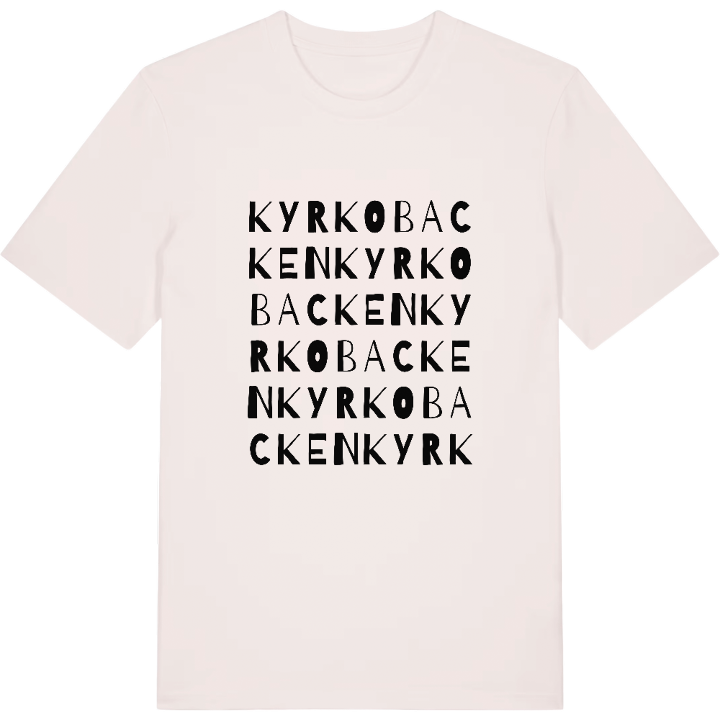 Kyrkobacken ordlek t-shirt – t-shirt från PinShirt