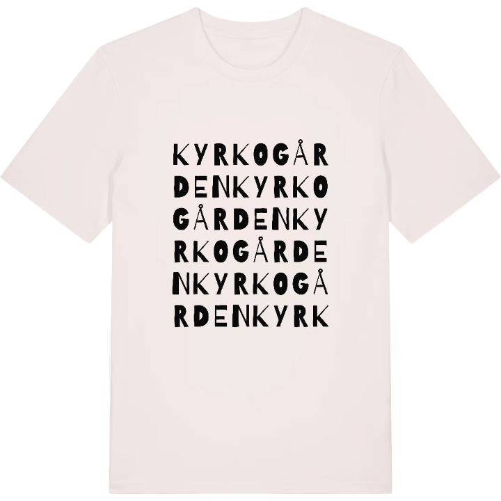 Kyrkogården ordlek t-shirt – t-shirt från PinShirt