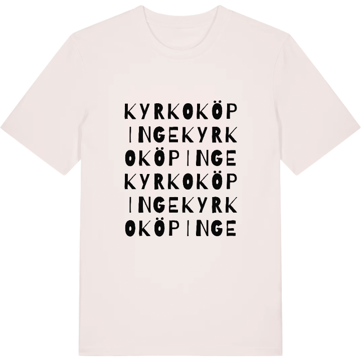 Kyrkoköpinge ordlek t-shirt – t-shirt från PinShirt