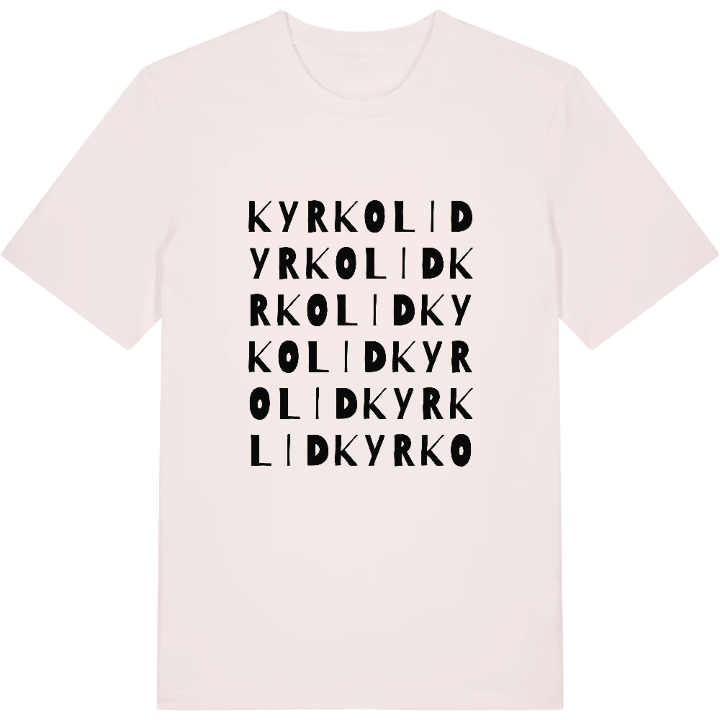 Kyrkolid ordlek t-shirt – t-shirt från PinShirt