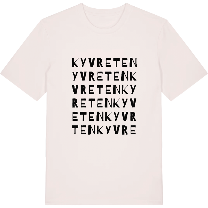 Kyvreten ordlek t-shirt – t-shirt från PinShirt
