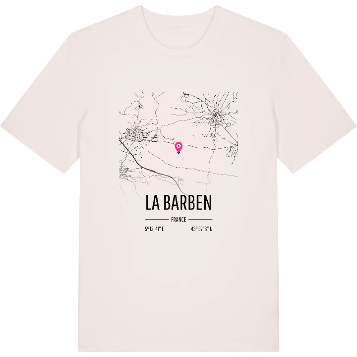 La Barben karta t-shirt – t-shirt från PinShirt