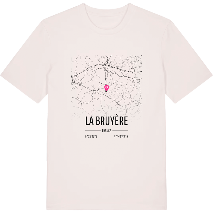 La Bruyère karta t-shirt – t-shirt från PinShirt
