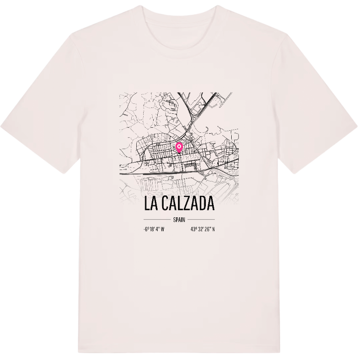 La Calzada karta t-shirt – t-shirt från PinShirt