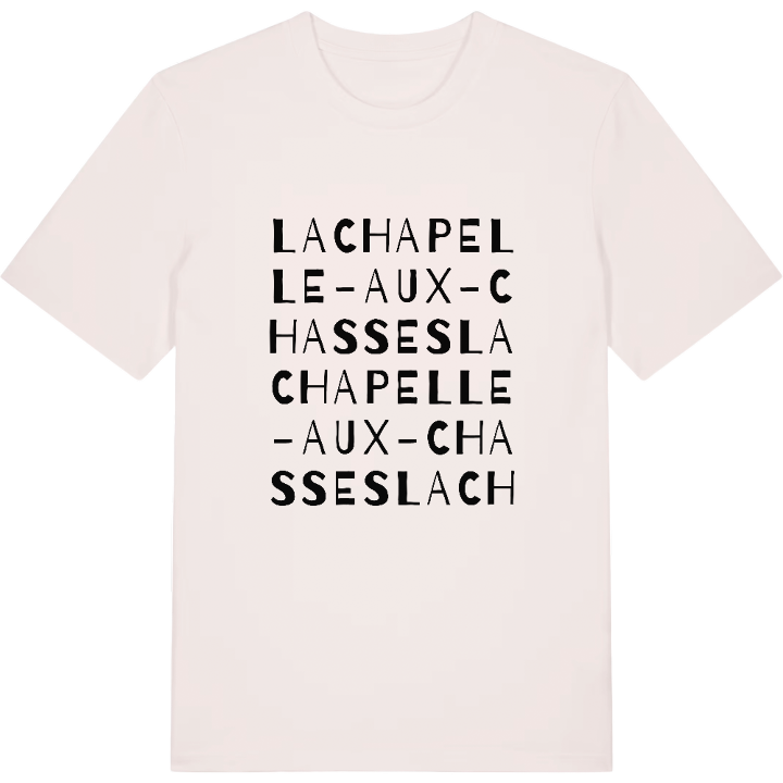 La Chapelle-aux-Chasses ordlek t-shirt – t-shirt från PinShirt