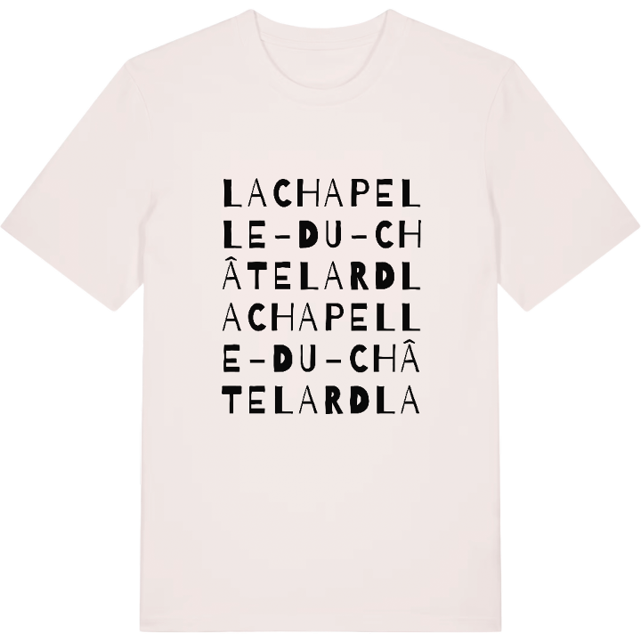 La Chapelle-du-Châtelard ordlek t-shirt – t-shirt från PinShirt