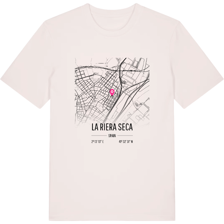 la Riera Seca karta t-shirt – t-shirt från PinShirt