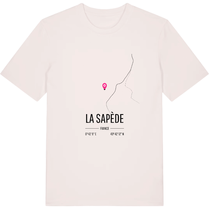 La Sapède karta t-shirt – t-shirt från PinShirt