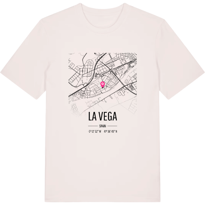 La Vega karta t-shirt – t-shirt från PinShirt
