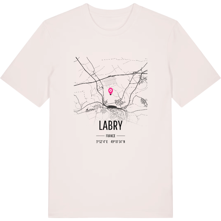 Labry karta t-shirt – t-shirt från PinShirt