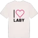 Jag älskar Laby t-shirt stort tryck