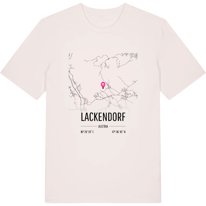 Lackendorf karta t-shirt – t-shirt från PinShirt