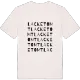 Lacketomt ordlek t-shirt