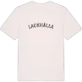 Lackhälla böjd t-shirt