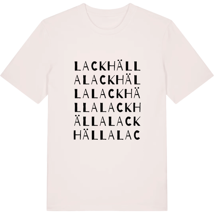 Lackhälla ordlek t-shirt – t-shirt från PinShirt