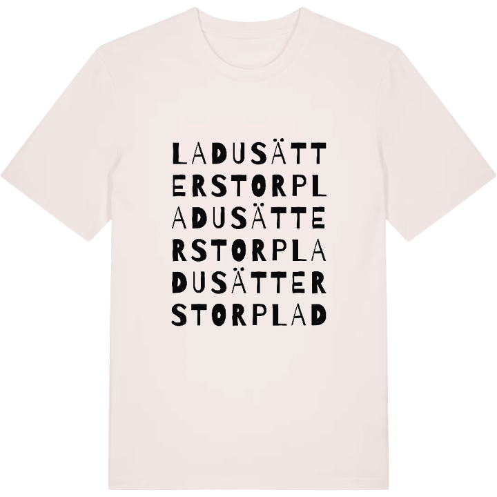 Ladusätterstorp ordlek t-shirt – t-shirt från PinShirt