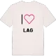 Jag älskar Lag t-shirt stort tryck