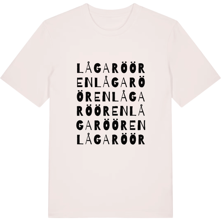 Lågaröören ordlek t-shirt – t-shirt från PinShirt