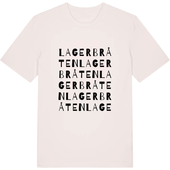 Lagerbråten ordlek t-shirt – t-shirt från PinShirt