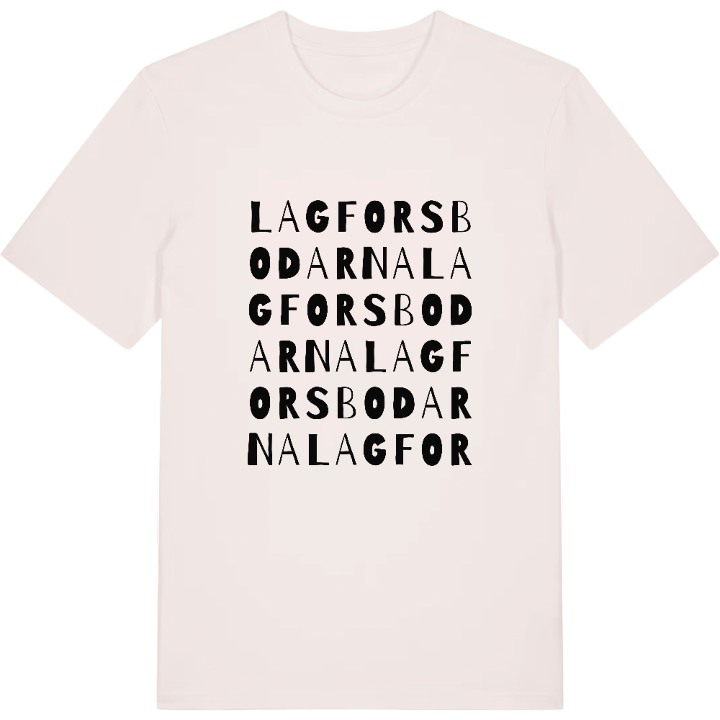 Lagforsbodarna ordlek t-shirt – t-shirt från PinShirt