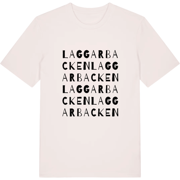 Laggarbacken ordlek t-shirt – t-shirt från PinShirt
