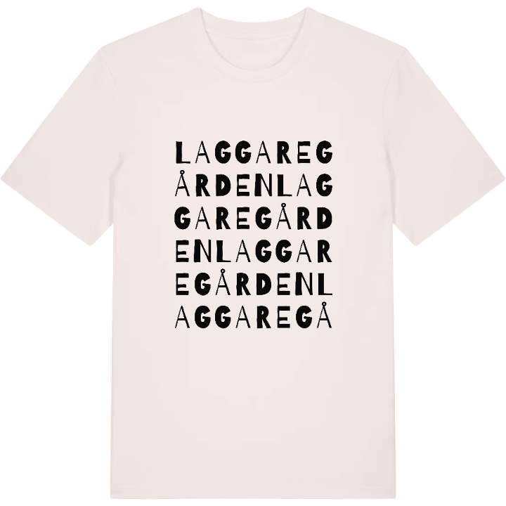 Laggaregården ordlek t-shirt – t-shirt från PinShirt