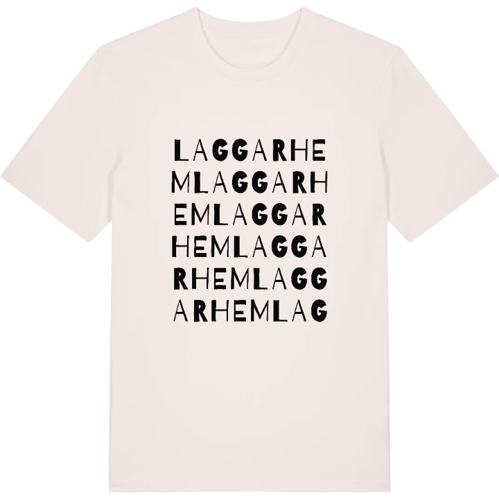 Laggarhem ordlek t-shirt – t-shirt från PinShirt