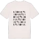 Låghult ordlek t-shirt