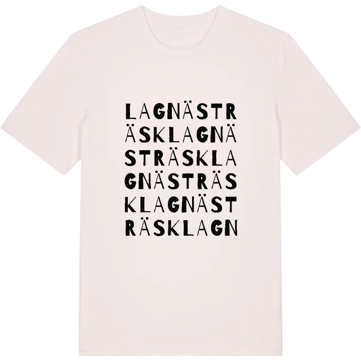 Lagnästräsk ordlek t-shirt – t-shirt från PinShirt