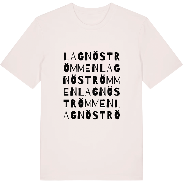 Lagnöströmmen ordlek t-shirt – t-shirt från PinShirt