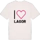 Jag älskar Lagor t-shirt stort tryck