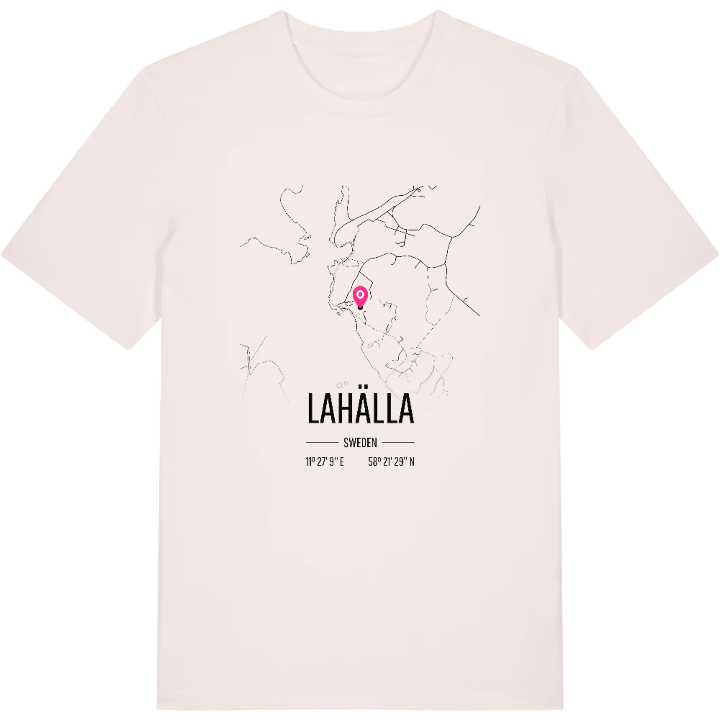Lahälla karta t-shirt – t-shirt från PinShirt