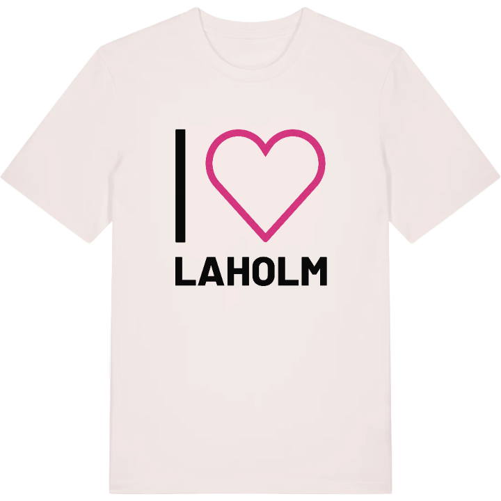 Jag älskar Laholm t-shirt stort tryck – t-shirt från PinShirt