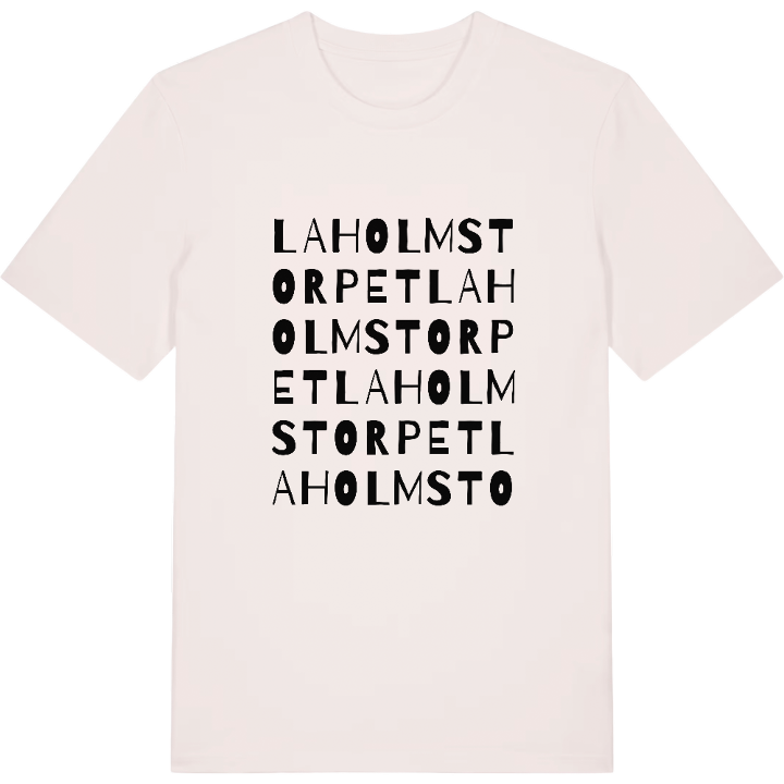 Laholmstorpet ordlek t-shirt – t-shirt från PinShirt