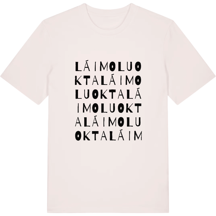 Láimoluokta ordlek t-shirt – t-shirt från PinShirt