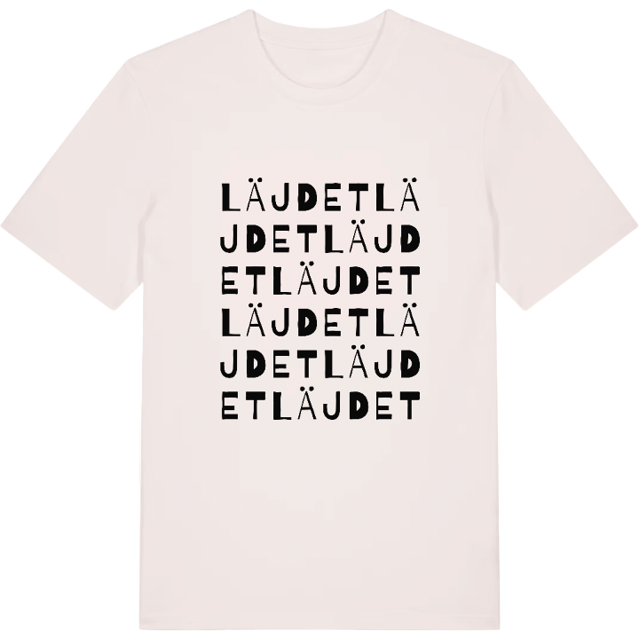Läjdet ordlek t-shirt – t-shirt från PinShirt