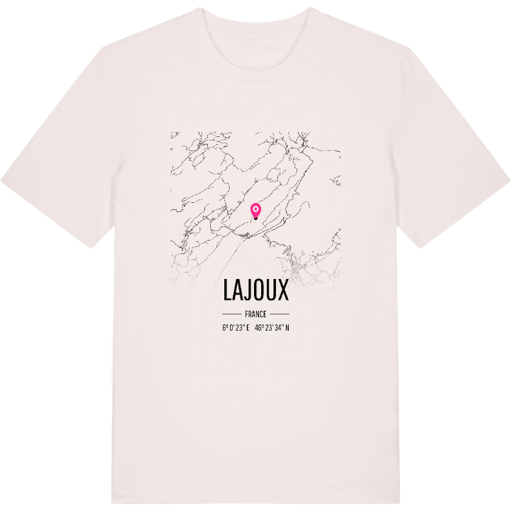 Lajoux karta t-shirt – t-shirt från PinShirt