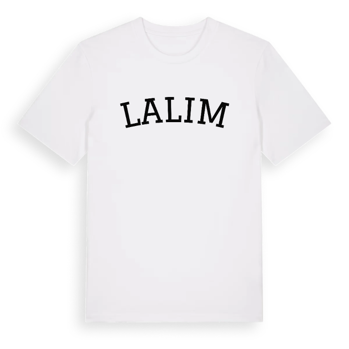 Lalim böjd t-shirt – t-shirt från PinShirt