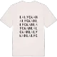 Lalyckan ordlek t-shirt