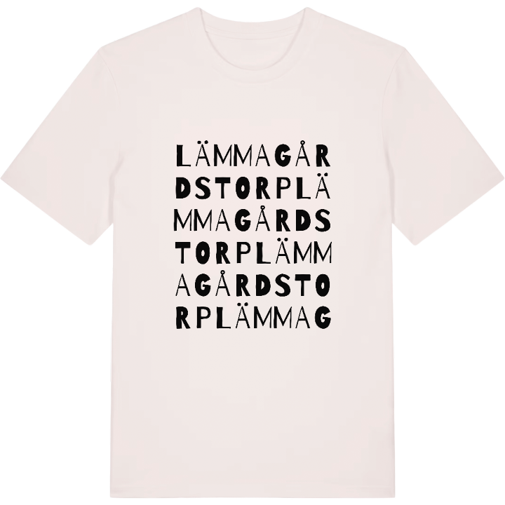 Lämmagårdstorp ordlek t-shirt – t-shirt från PinShirt