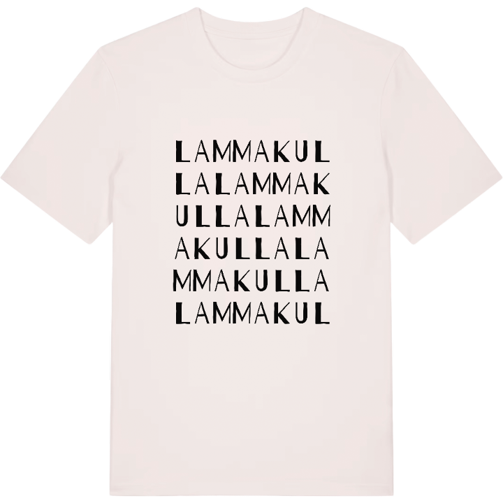 Lammakulla ordlek t-shirt – t-shirt från PinShirt