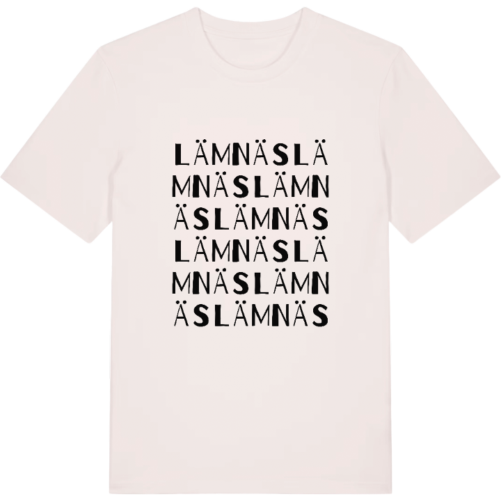Lämnäs ordlek t-shirt – t-shirt från PinShirt