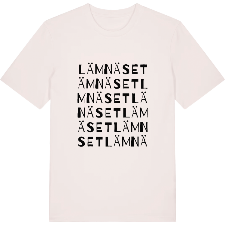 Lämnäset ordlek t-shirt – t-shirt från PinShirt